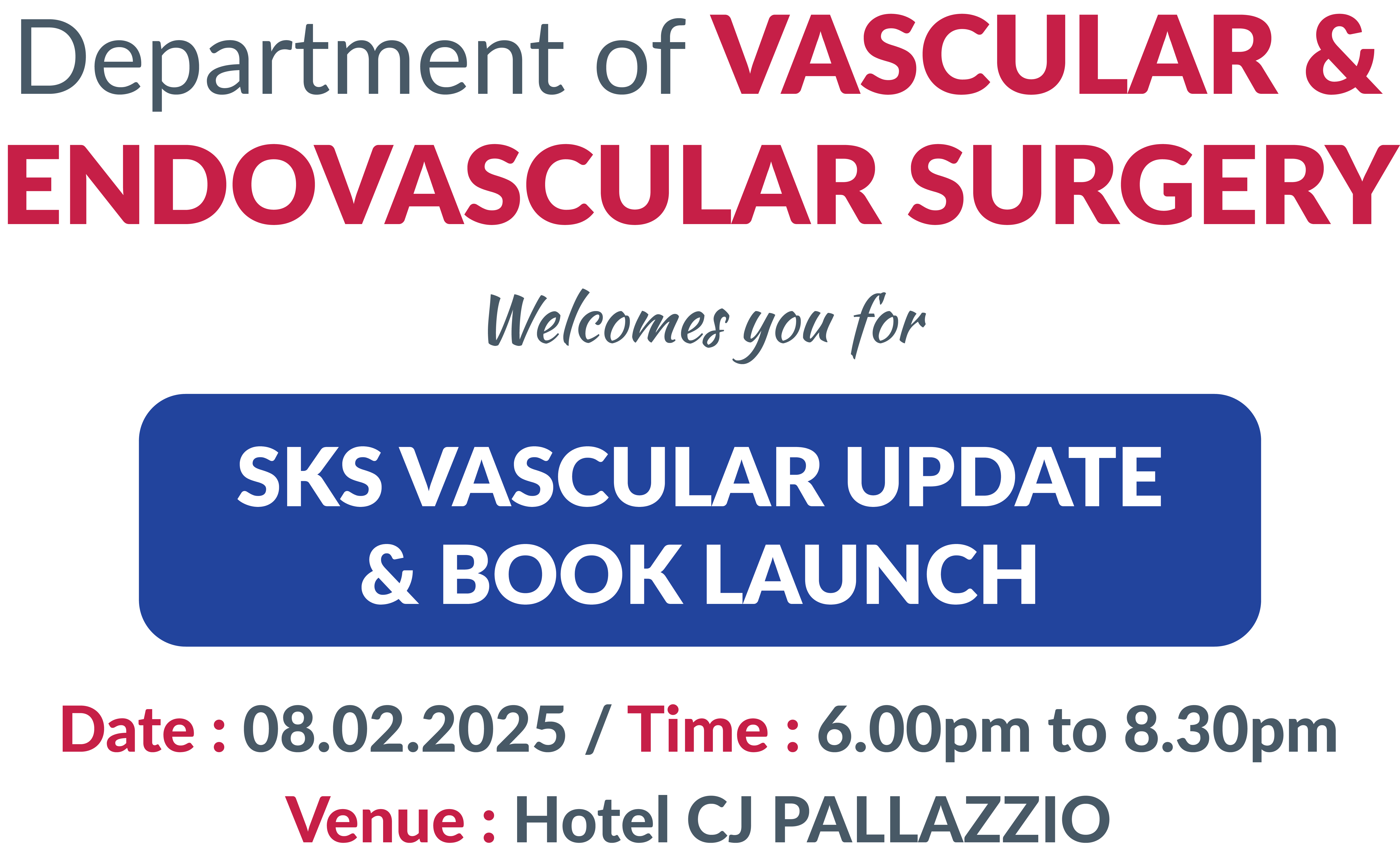 Department of VASCULAR & ENDOVASCULAR SURGERY
CASE VIGNETTES @2023-2024
EMPOWERING CIRCULATION, ENRICHING LIVES.